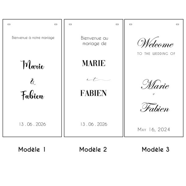 Panneau de bienvenue PVC – Image 2