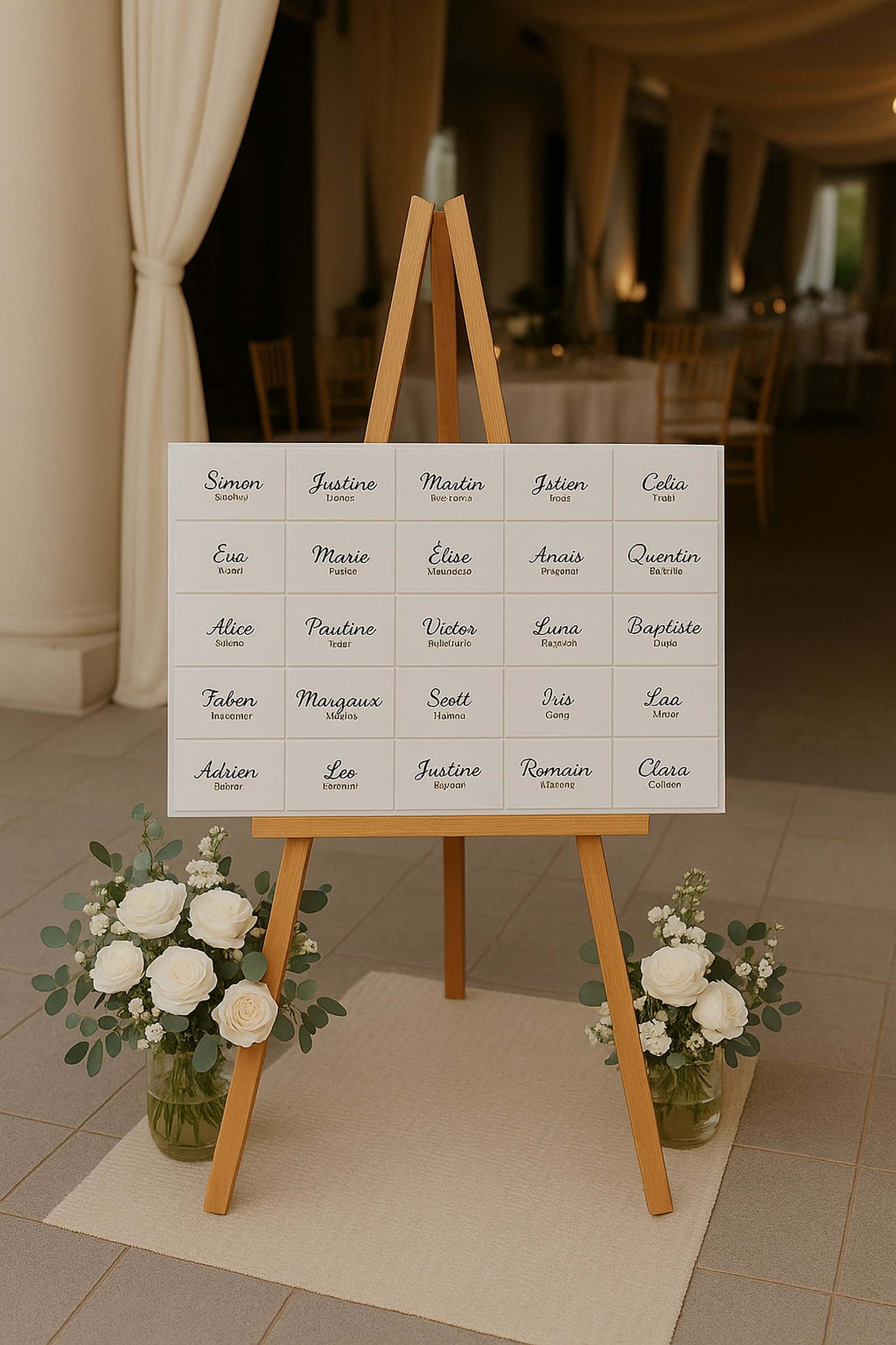 Plan de table magnétique